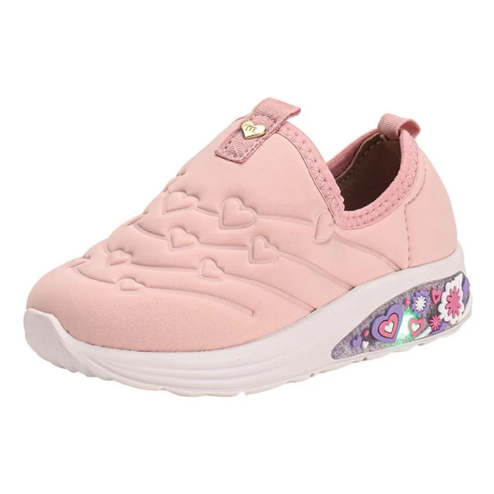 Tênis Infantil Feminino Led Molekinha 2731409 ROSA 17