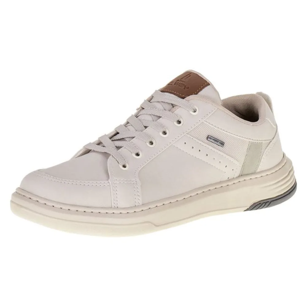 Sapatênis Masculino Confort Way - 9103 BRANCO/OFF 38
