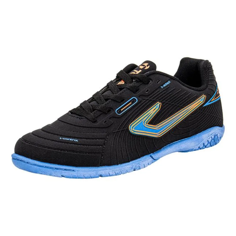 Chuteira Futsal Drible VI Topper TP0454 PRETO/AZUL 39