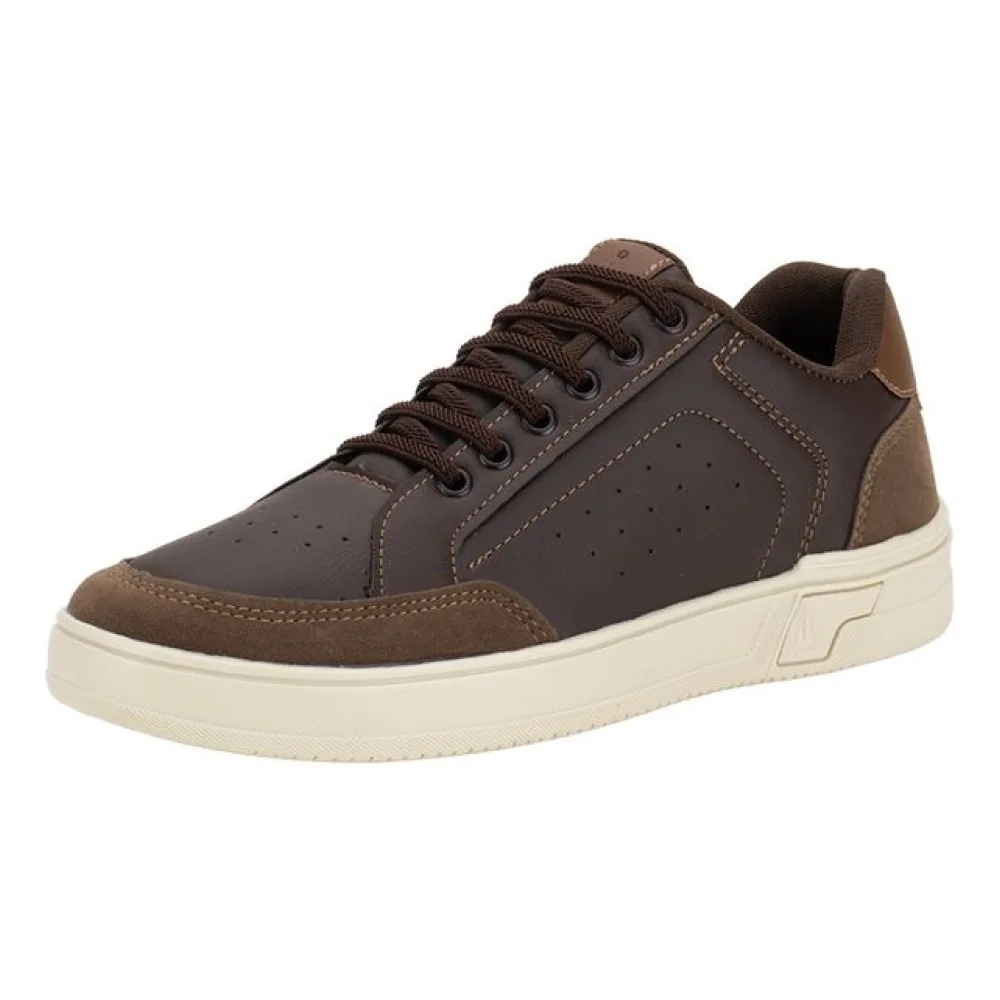 Sapatênis Masculino Confort Way 402501 CAFÉ 37