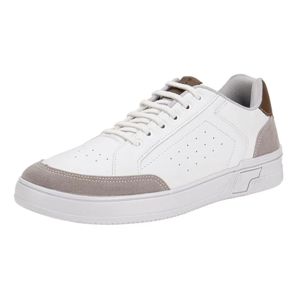 Sapatênis Masculino Confort Way 402501 BRANCO/CINZA 37