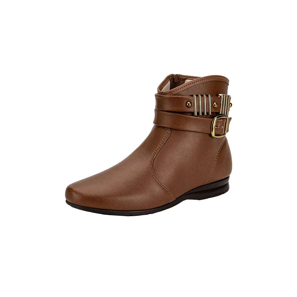 Bota Feminina Cano Baixo Beira Rio 9084106 CARAMELO 34