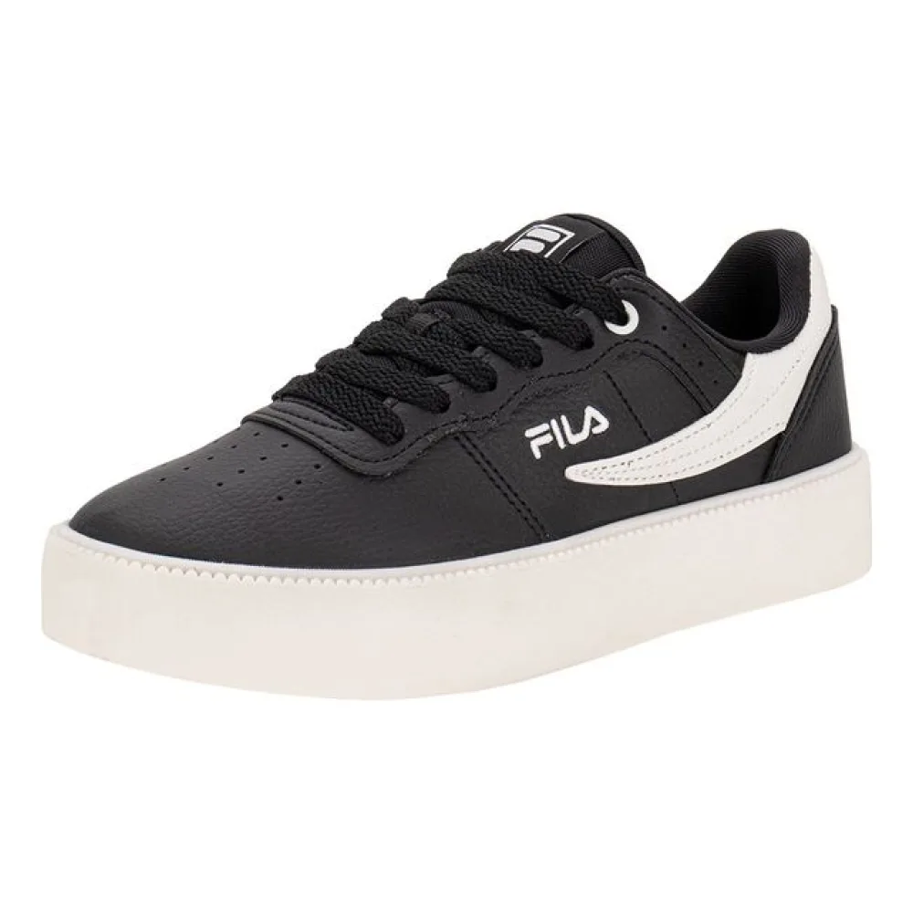 Tênis Feminino Original Fitness Bold Fila F02L00303 PRETO/BRANCO 33