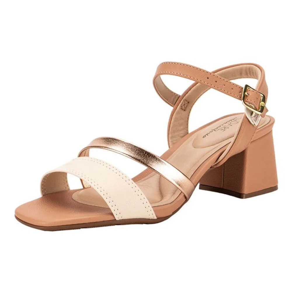 Sandália Feminina Salto Baixo Modare - 7172101 BRONZE 38