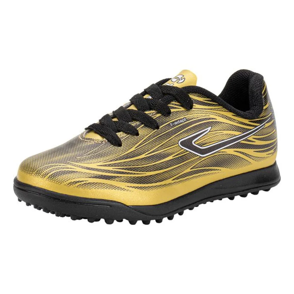 Chuteira Infantil Slick V Society Topper TP04960 OURO 34