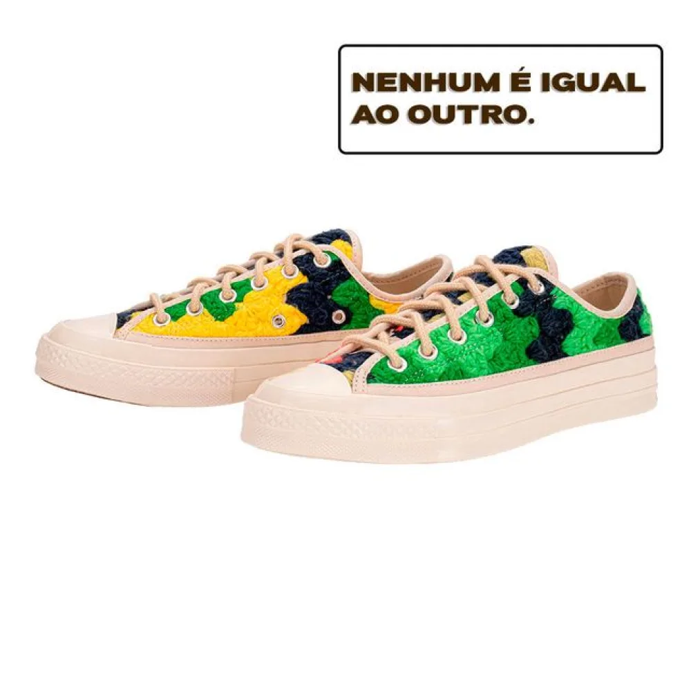 Tênis Chuck 70 x Upcycle Crochet Converse A09229C SORTIDOS 34