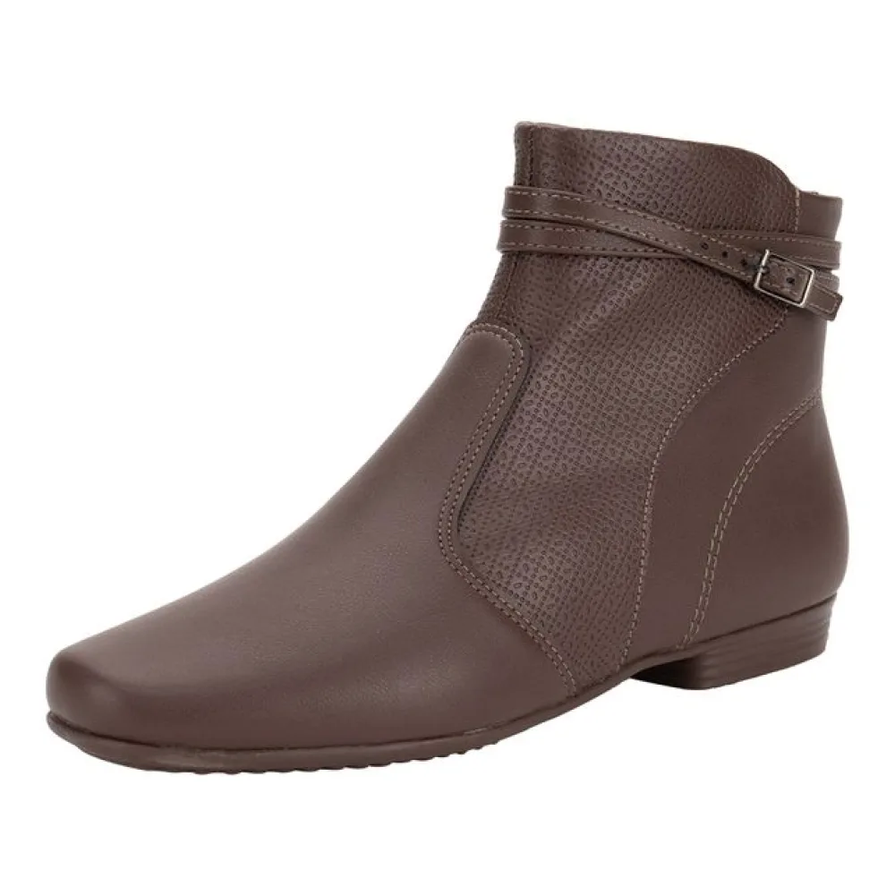 Bota Feminina Cano Baixo Piccadilly 250241 CAFÉ 35
