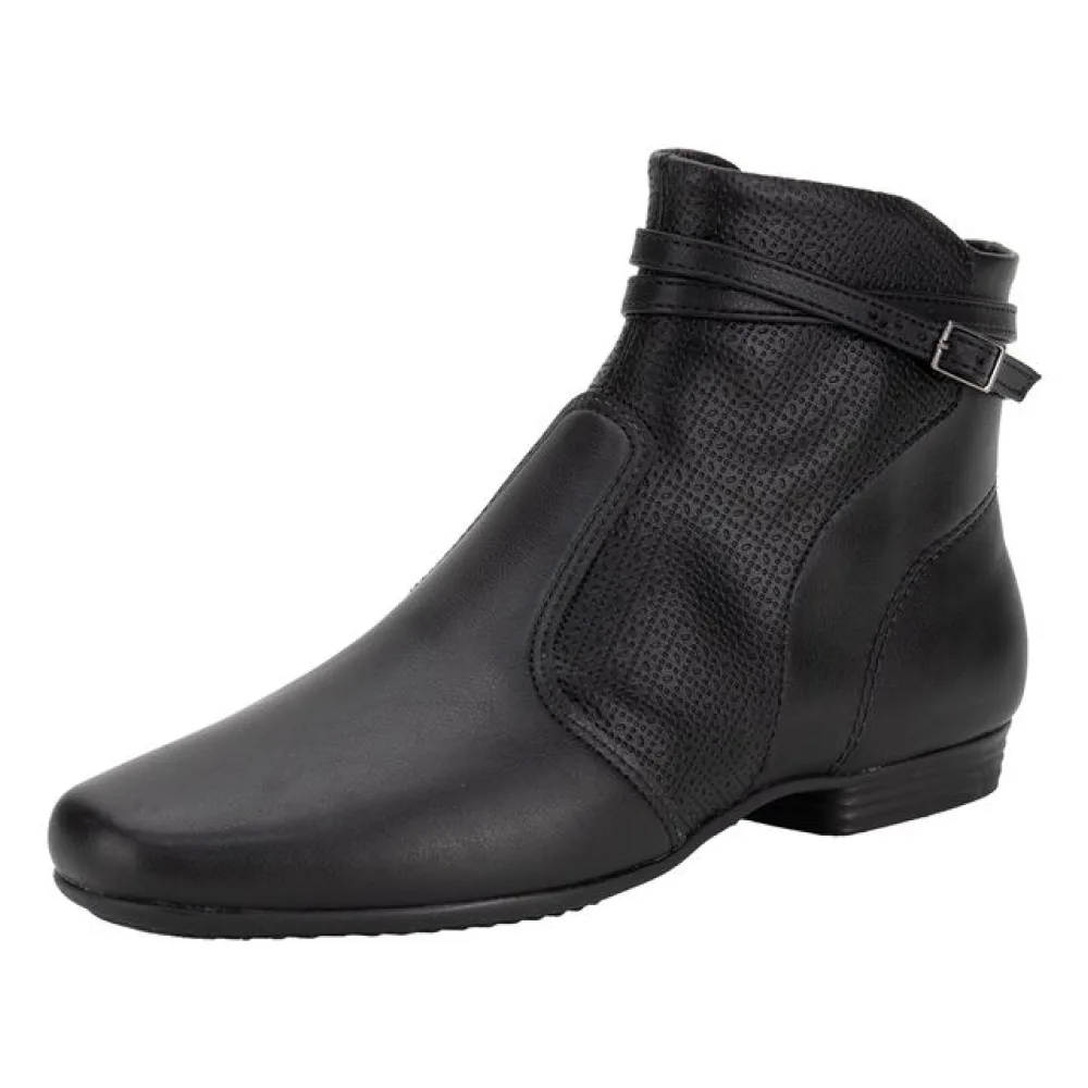 Bota Feminina Cano Baixo Piccadilly 250241 PRETO 34