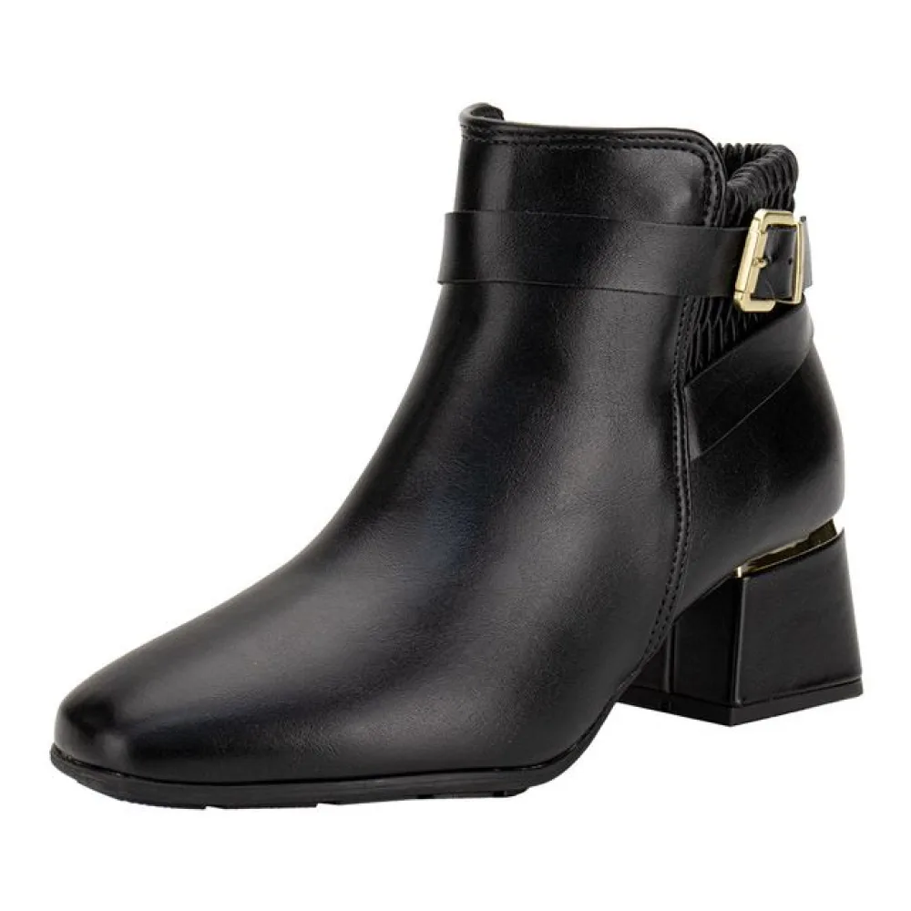 Bota Feminina Cano Baixo Modare 7082103 PRETO 34
