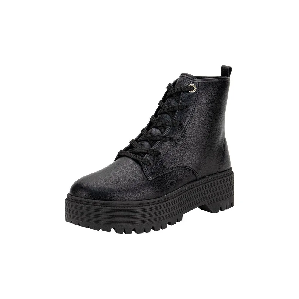 Bota Feminina Coturno Moleca 5351101 PRETO 35