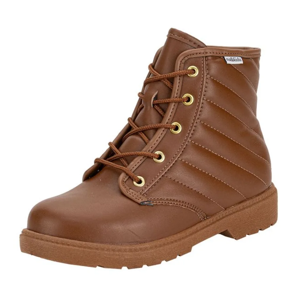 Bota Infantil Coturno Molekinha - 2164125 CHOCOLATE 26