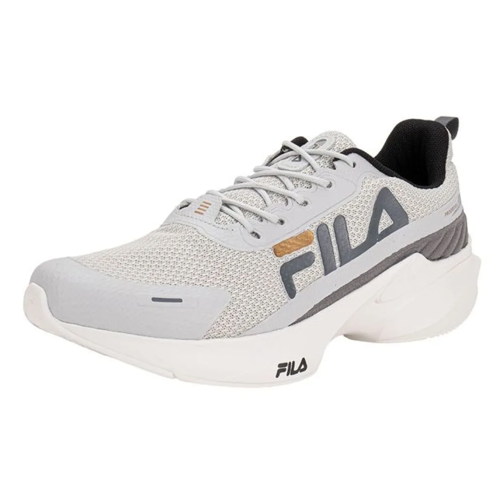 Tênis Masculino Progress Lite Fila F01TR00044 CINZA/LARANJA 37
