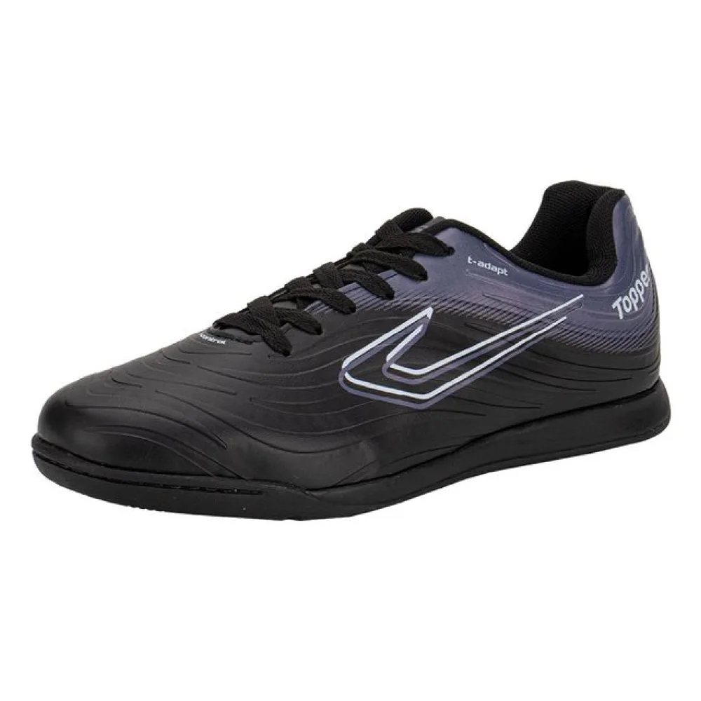 Chuteira Masculina Futsal Forza III Topper TP0467 PRETO/CHUMBO 38