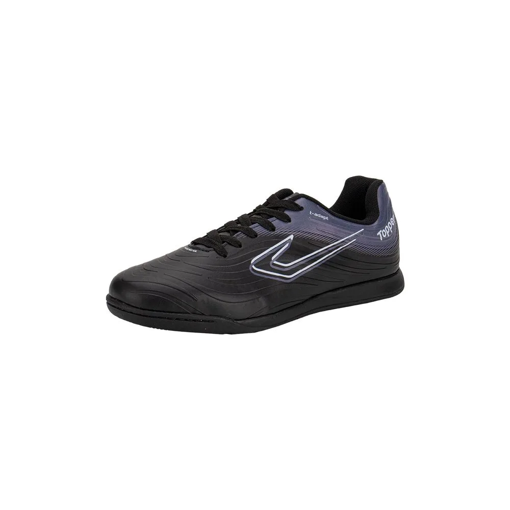 Chuteira Masculina Futsal Forza III Topper TP0467 PRETO/CHUMBO 38