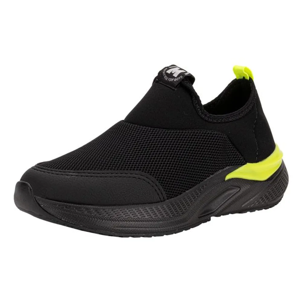 Tênis Infantil Masculino Slip On Molekinho 2871101 PRETO/VERDE 28
