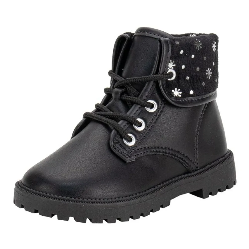 Bota Infantil Feminina Coturno Molekinha 2126524 PRETO 17