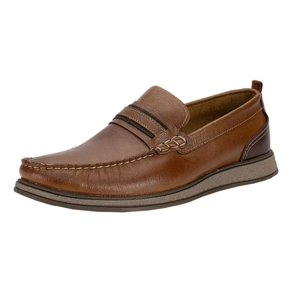 Mocassim Masculino Nash Democrata 252302 CARAMELO 38