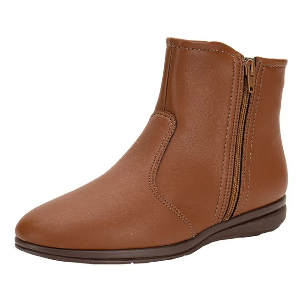 Bota Feminina Cano Baixo Piccadilly 261037 CONHAQUE 34