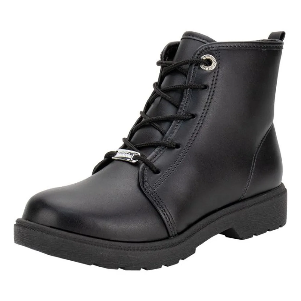 Bota Infantil Feminina Coturno Molekinha 2164134 PRETO 26