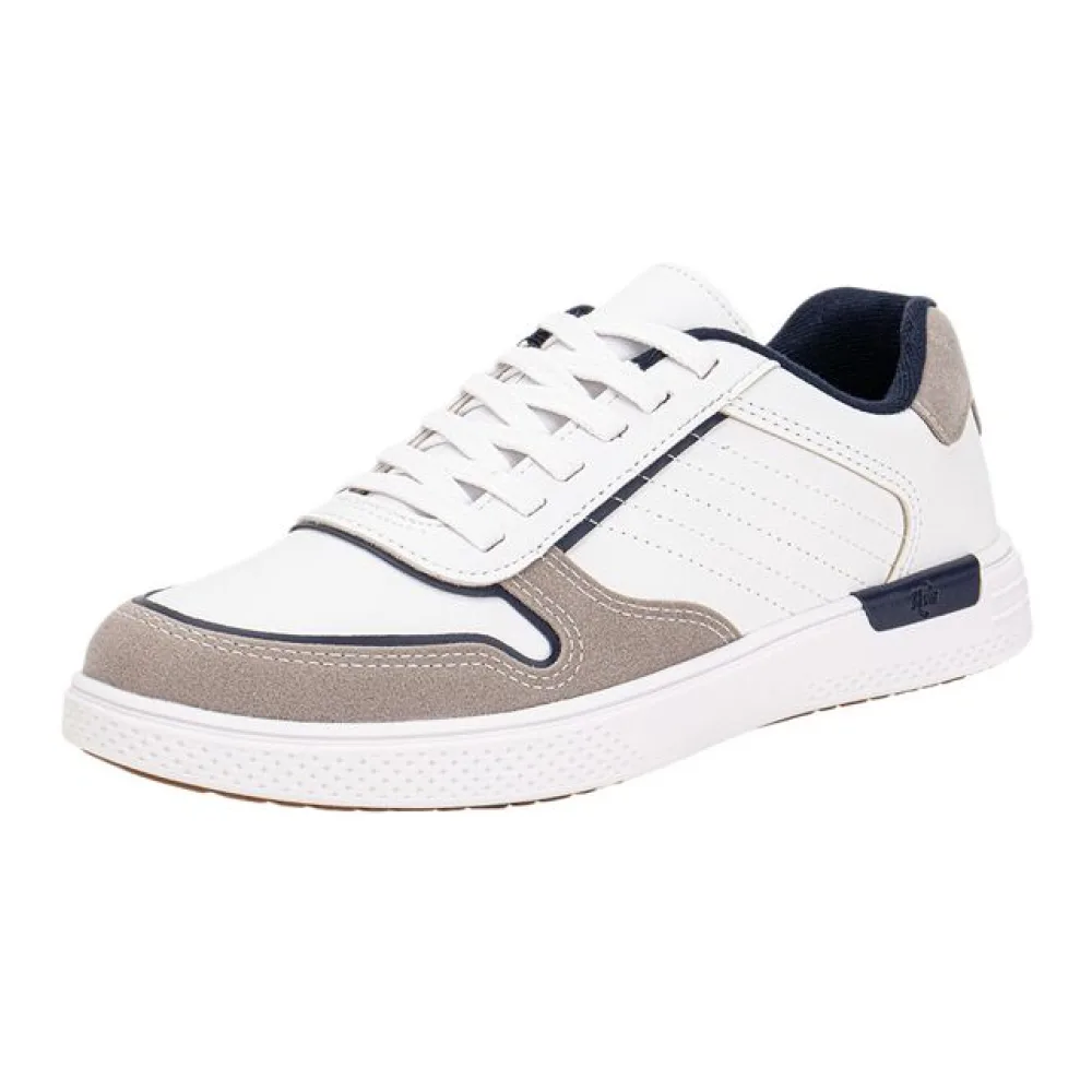 Sapatênis Masculino Casual BRsport 2270115 BRANCO/CINZA 38