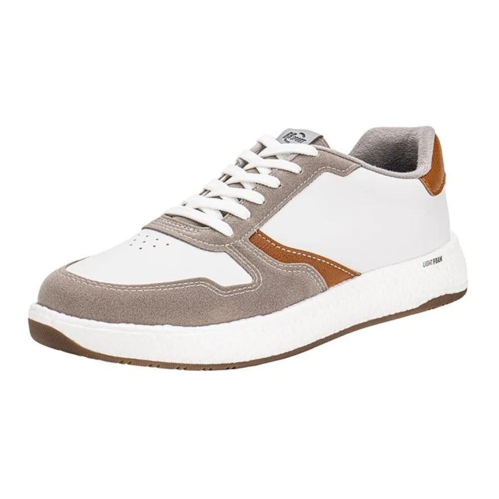 Tênis Masculino Casual BRsport 2297102 BRANCO/CINZA 39