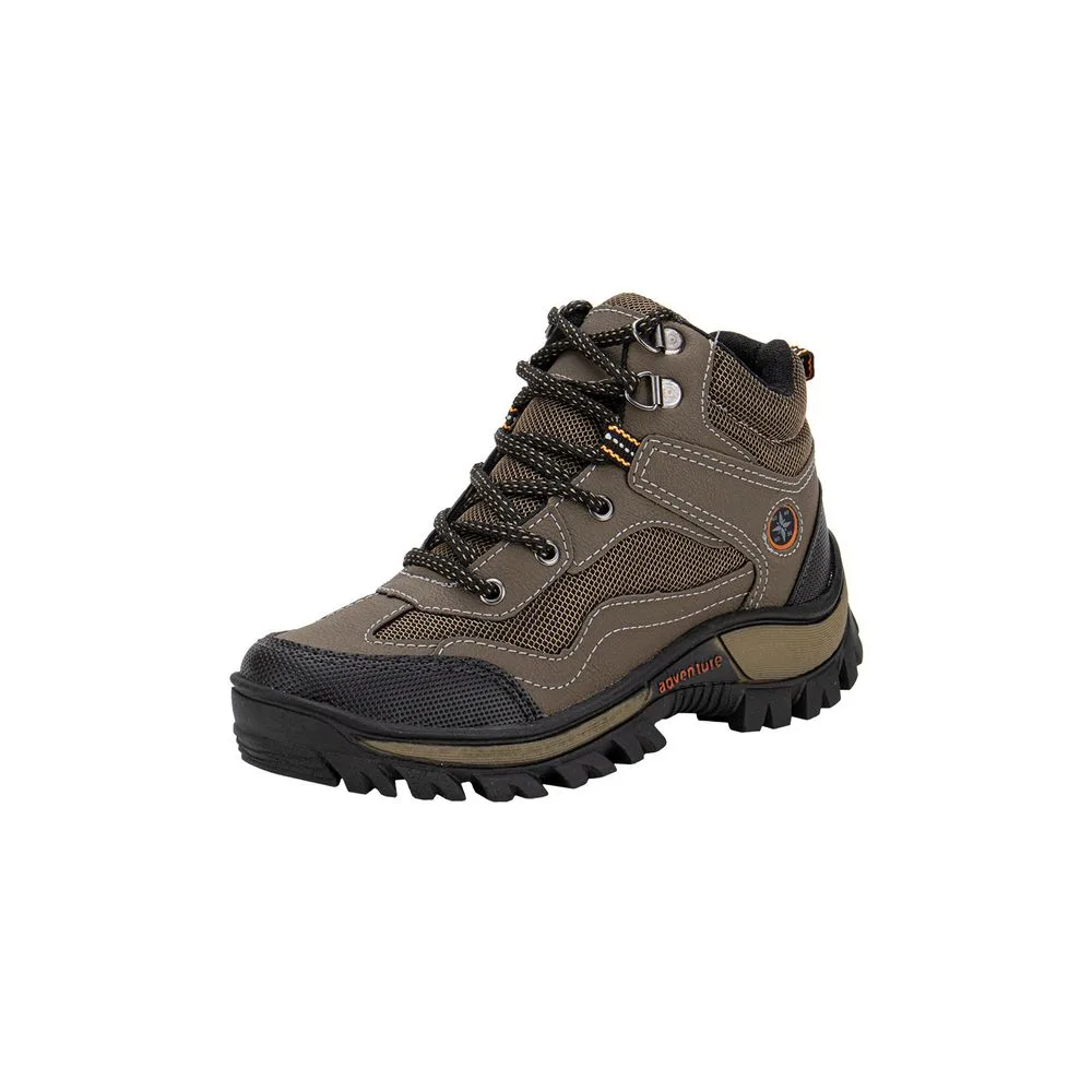 Bota Infantil Masculina Adventure Fiocco FD104 CAFÉ/PRETO 28