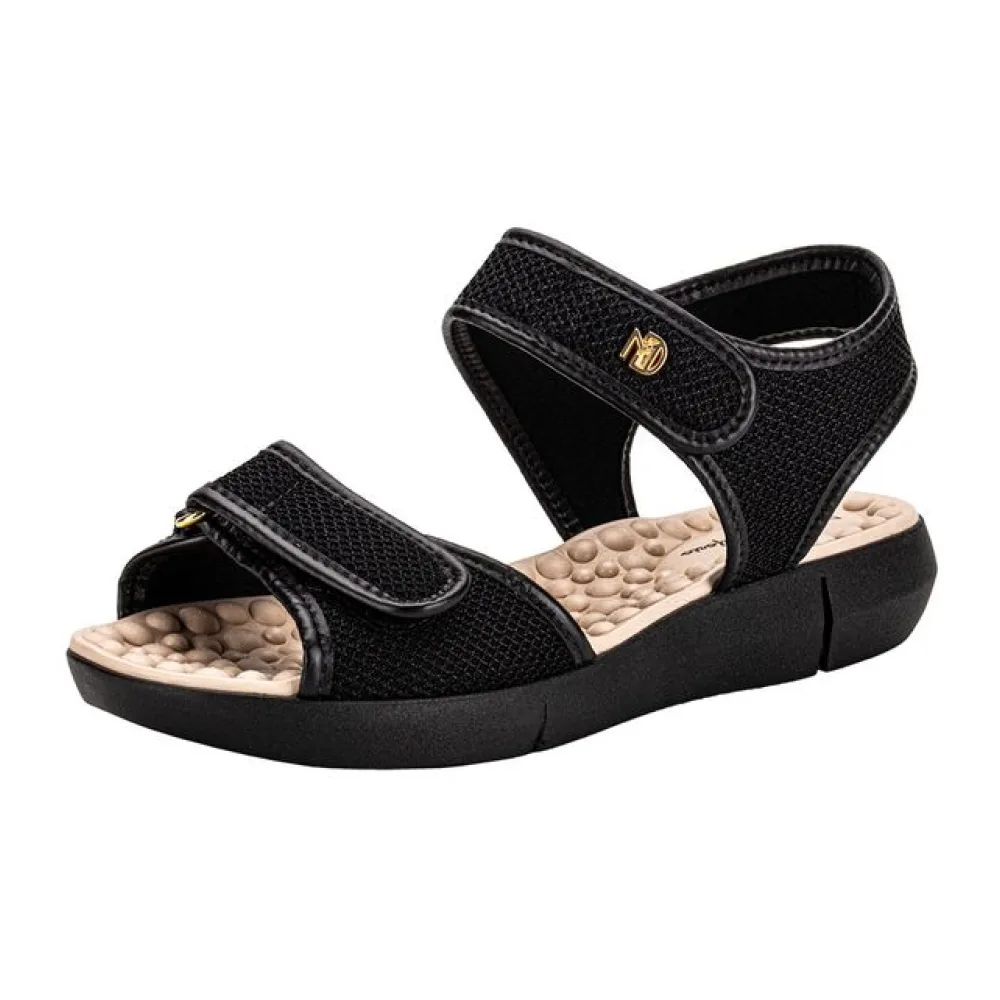 Sandália Feminina Flat Modare 7142118 PRETO 35