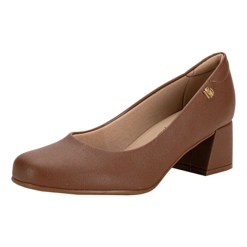 Sapato Feminino Salto Grosso Modare - 7373100 CHOCOLATE 34