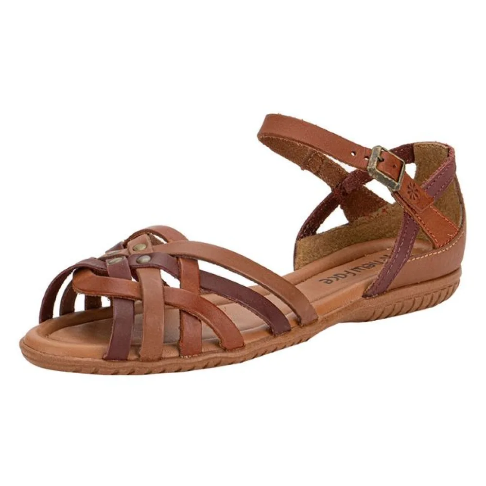 Sandália Feminina Flat New Face 31402 CANELA 40