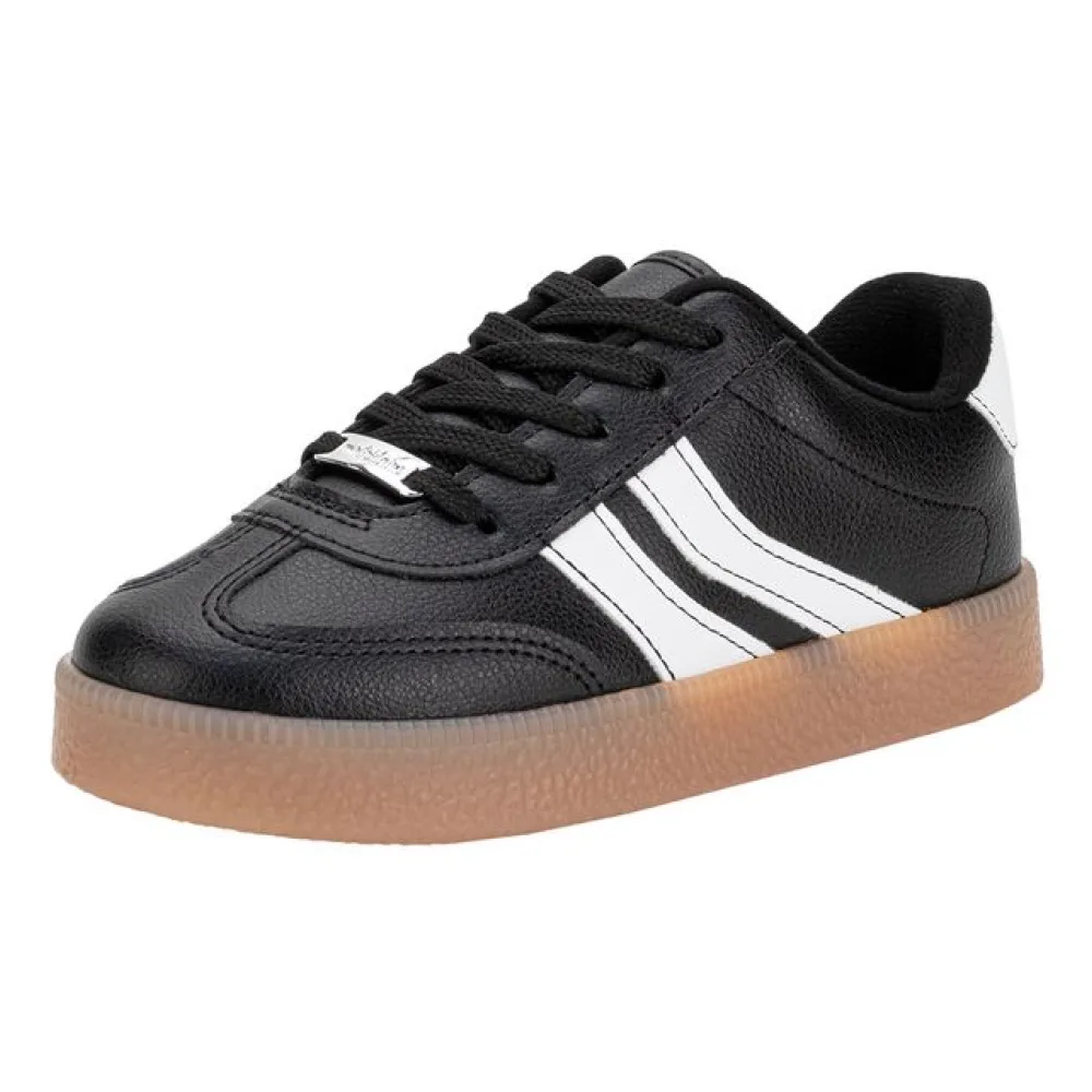 Tênis Infantil Feminino Molekinha 2582102 PRETO/BRANCO 27