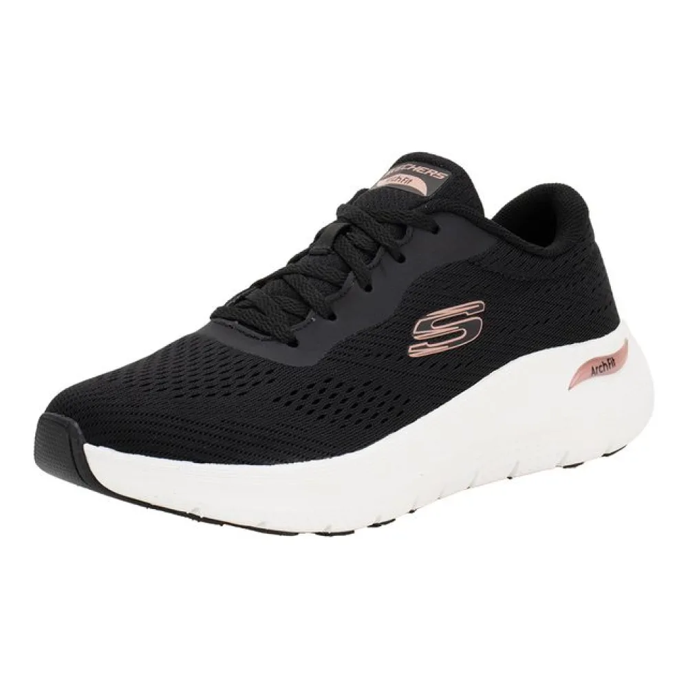 Tênis Feminino Arc Fit 2.0 Big League Skechers 150051 PRETO 35