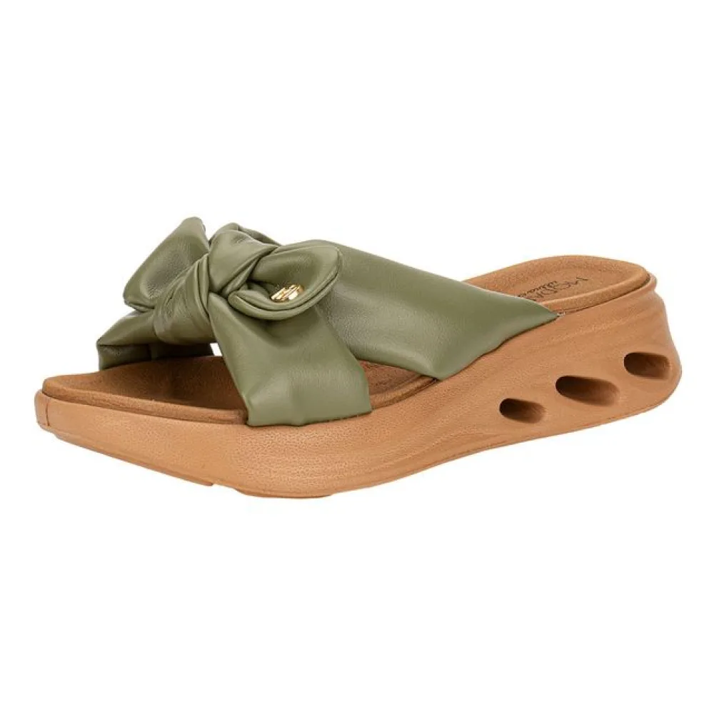 Tamanco Feminino Flat Modare 7215102 VERDE 34