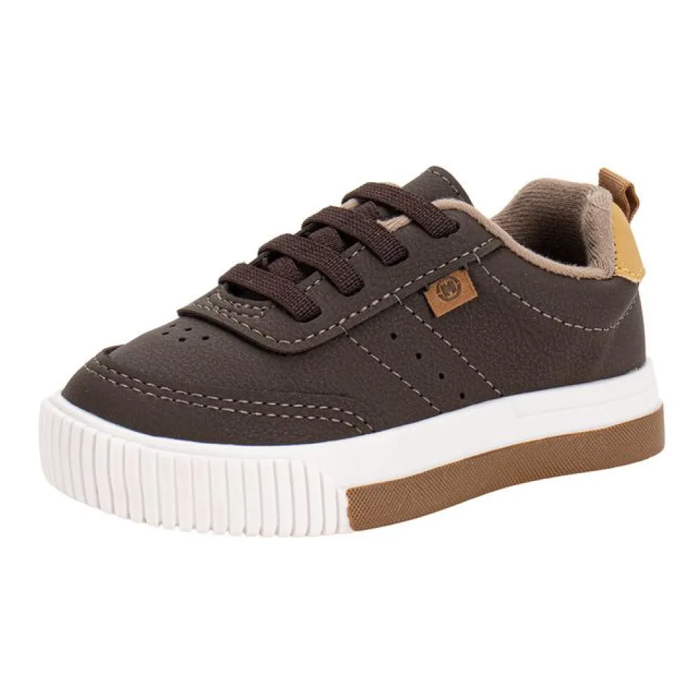 Tênis Infantil Masculino Baby Molekinho 2615226 CAFÉ 19