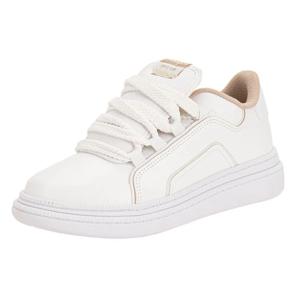 Tênis Feminino Casual Moleca 5816105 BRANCO 34