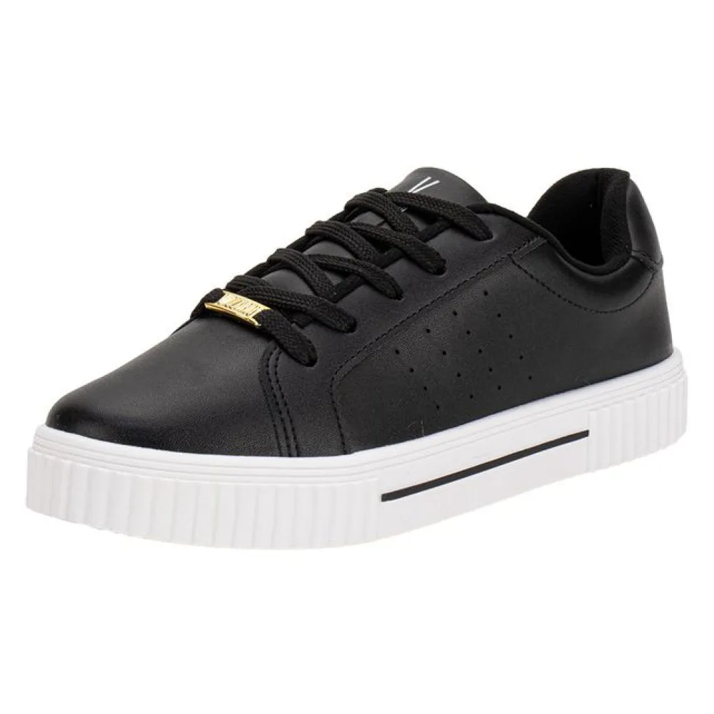 Tênis Feminino Casual Vizzano 1307214 PRETO 34