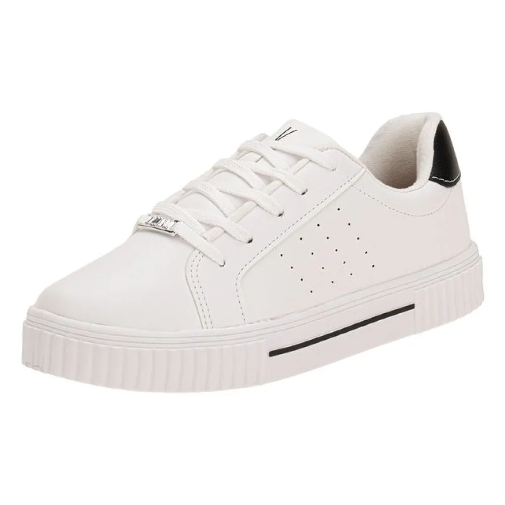 Tênis Feminino Casual Vizzano 1307214 BRANCO/PRETO 34