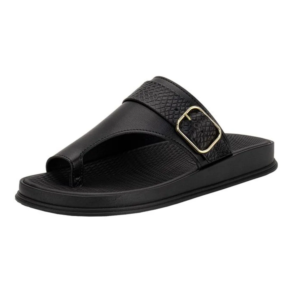 Tamanco Feminino Flat Moleca 5556102 PRETO 36