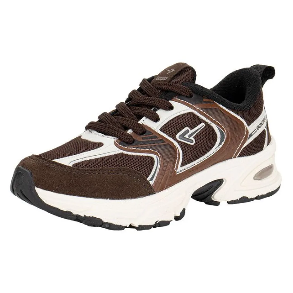Tênis Infantil Masculino Box 200 BK2055 CAFÉ 28
