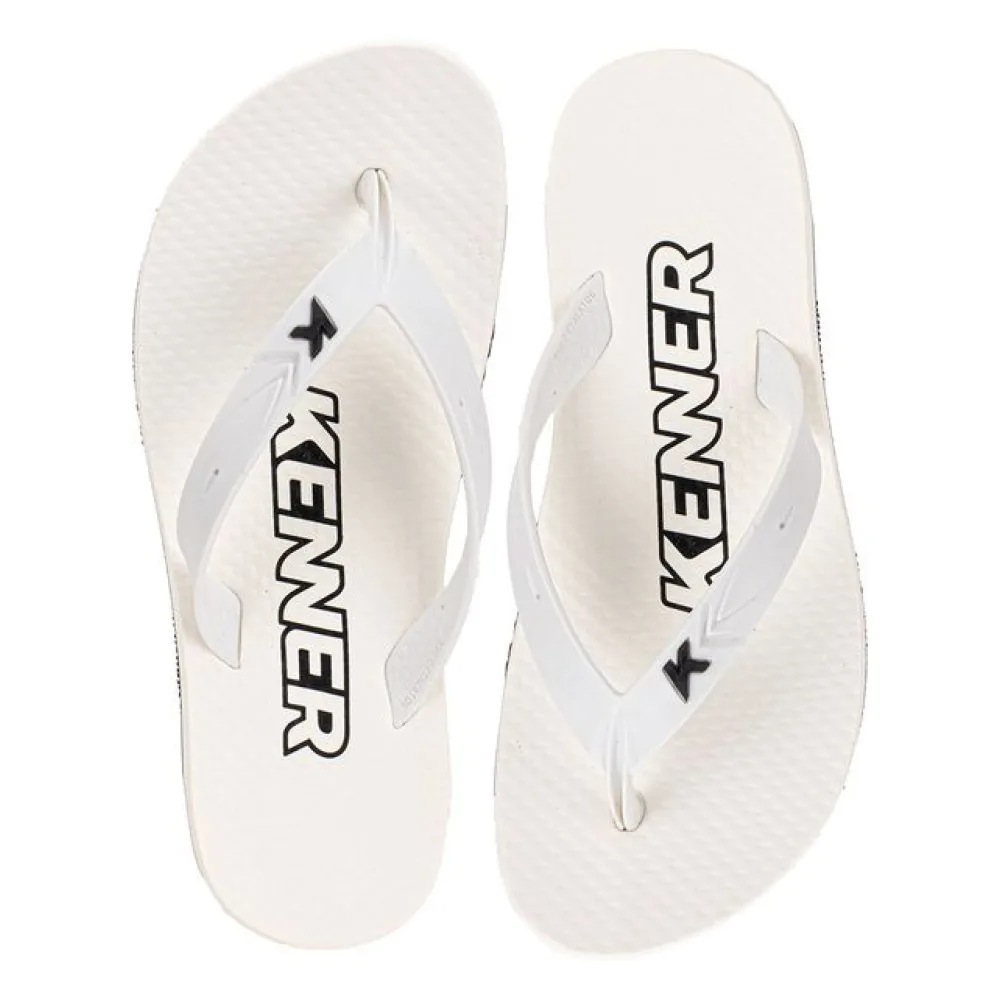 Chinelo Masculino Summer Kenner DGX BRANCO/PRETO 39