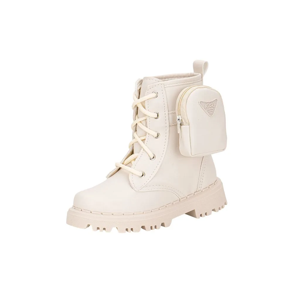 Bota Infantil Coturno Bag Nilqi - 1500 BRANCO/OFF 28