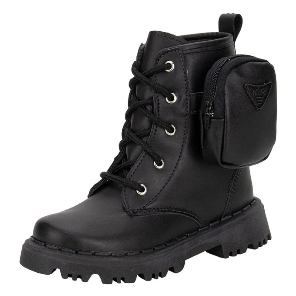 Bota Infantil Coturno Bag Nilqi - 1500 PRETO 02 28