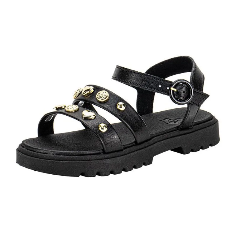 Sandália Infantil Feminina Molekinha 2344142 PRETO 29