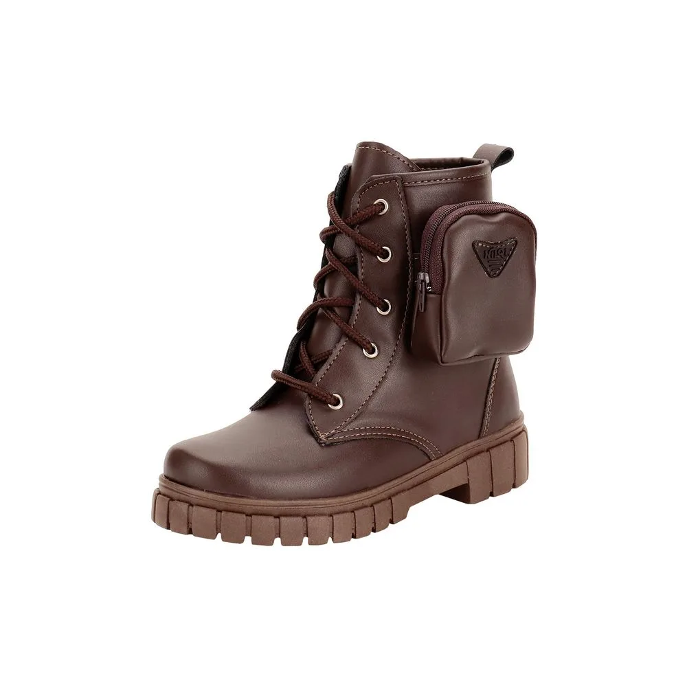 Bota Infantil Coturno Bag Nilqi - 1500 CAFÉ 31