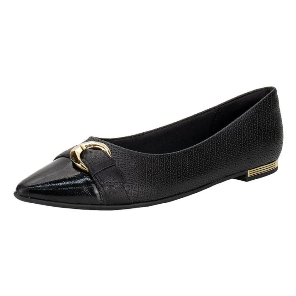 Sapatilha Feminina Flat Piccadilly 274107 PRETO 34