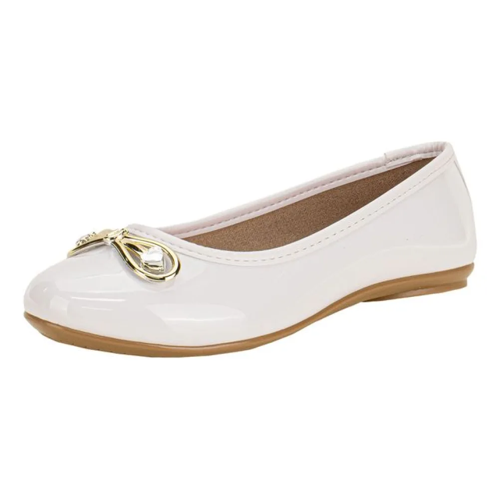 Sapatilha Infantil Feminina Molekinha 25021010 BRANCO 26