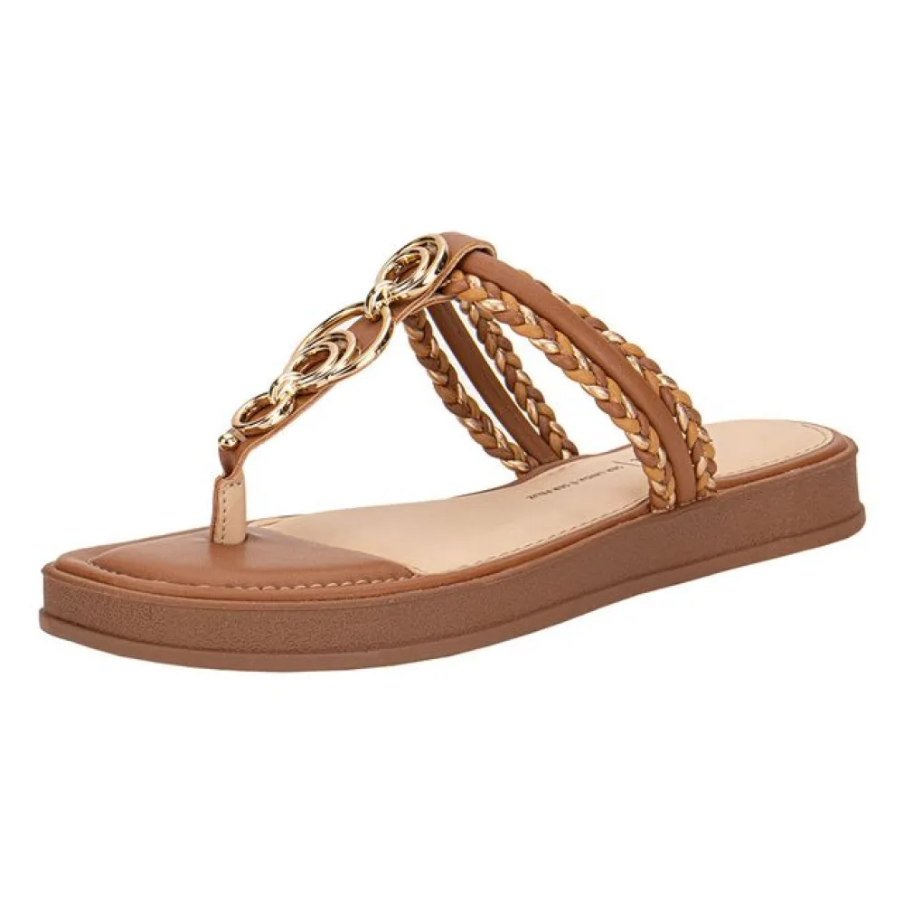 Tamanco Feminino Flat Dakota Y8772 CAMEL 34