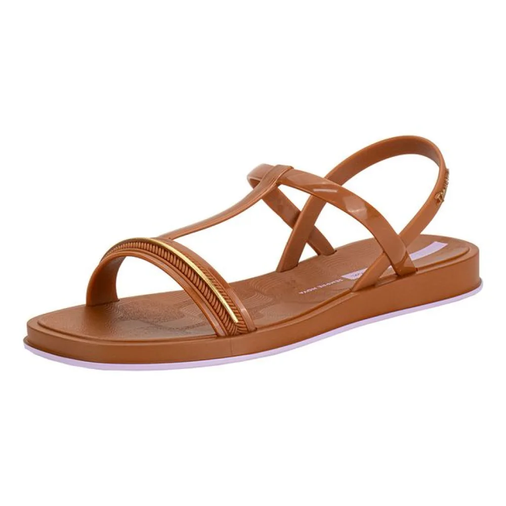 Sandália Feminina Flat Glow Ipanema 27402 CARAMELO 33/34