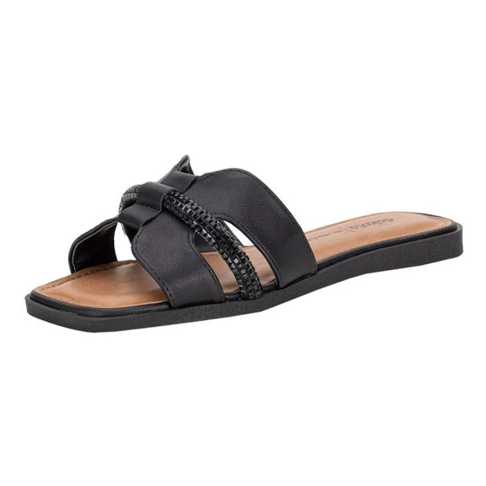 Tamanco Feminino Flat Dakota Y8103 PRETO 34
