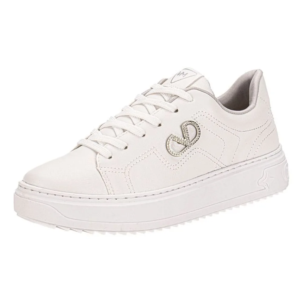 Tênis Feminino Casual Via Marte 055024 BRANCO 34