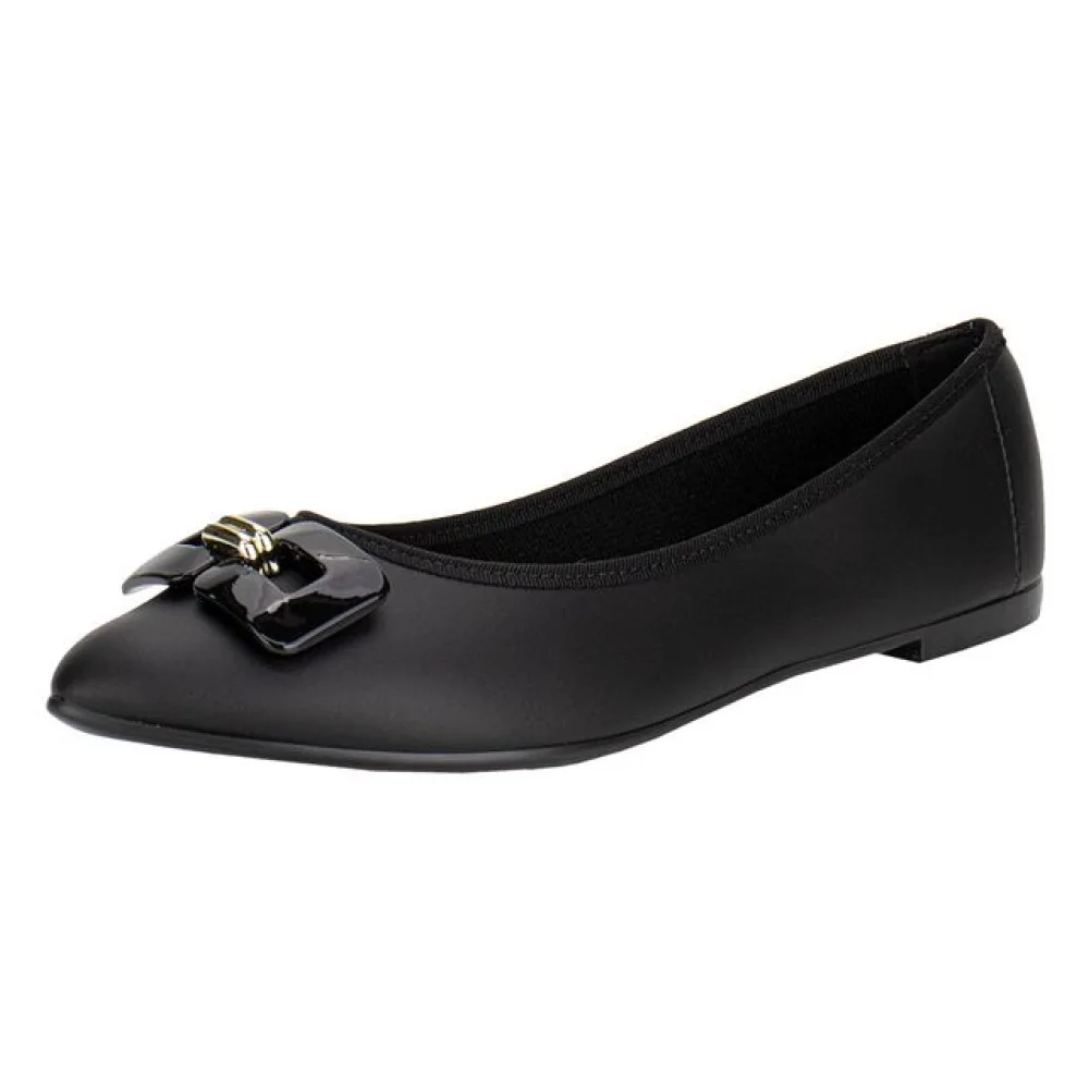 Sapatilha Feminina Flat Moleca 5727141 PRETO 34